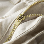 Straight Leg Linen Cotton Blend Pants