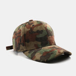 Camouflage Corduroy Baseball Cap