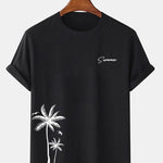 Summer Palm Tree Print T-Shirt
