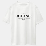 Milano Print Drop Shoulder Oversize T-Shirt