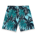 Tropical Print Button Up Shirt & Tropical Print Swim Shorts