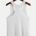 Basic Slim Ribbed Racer Back Tank