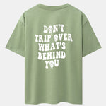 Slogan Back Print Oversize T-Shirt