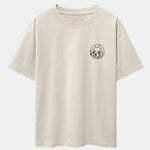 Planet Astronaut Print Drop Shoulder Oversize T-Shirt