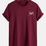 Regular Fit Bear With Sunglasses Print Cotton T-Shirt