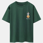 Galaxy Astronaut Print Drop Shoulder Oversize T-Shirt