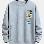 Tokyo Ukiyo-e Print Relax Fit Sweatshirt