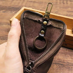 VINTAGE COWHIDE WAIST KEY BAG