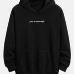 Slogan Print Relax Fit Hoodie