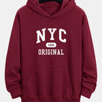 NYC Original Print Relax Fit Hoodie