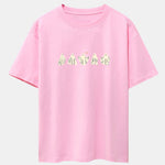 Ghost Print Heavy Weight Drop Shoulder Oversize T-Shirt