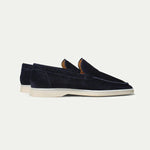 Classic Suède Loafer Navy Blue