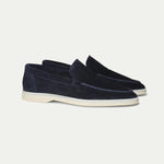 Classic Suède Loafer Navy Blue
