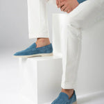 Classic Suède Loafer Ocean Blue