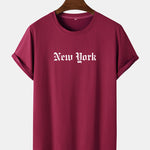 New York Print Arc Hem T-Shirt