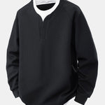 Raglan Sleeve 2 In 1 Waffle T-Shirt