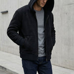 Riccardo Sheepskin Hooded Jacket