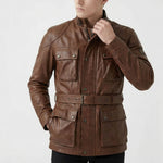 Giancarlo Leather Field Jacket