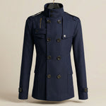 Riccardo Wool-Blend Military Coat