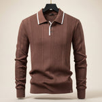 Riccardo Ribbed Knit Polo