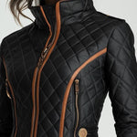 Mandy | Diamond-quilted Padded Jacket