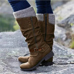 Elise | Knit Cuff Ankle Boots