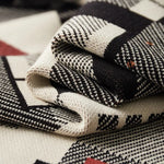 Abstract Wool Knitted Cardigan