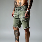 Men's Vintage Denim Brushed Shorts