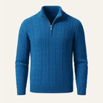 Sero Zip Knit Blue