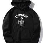 Halloween Skeleton Print Hoodie