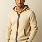 Leonardo Hooded Cardigan Cream