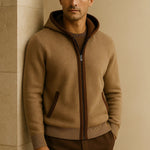 Sorano Hooded Cardigan Brown
