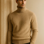 Carezza Cashmere Turtleneck Dark Beige