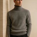 Carezza Cashmere Turtleneck Grey