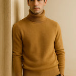 Carezza Cashmere Turtleneck Brown