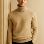 Carezza Cashmere Turtleneck Beige