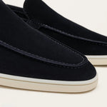 Classic Suède Loafer Navy Blue