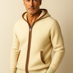 Leonardo Hooded Cardigan Cream