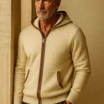 Leonardo Hooded Cardigan Cream