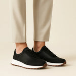 Calzatura Suede Runner Black