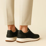 Calzatura Suede Runner Black