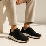 Calzatura Suede Runner Black