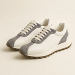 Calzatura Suede Runner Light Grey