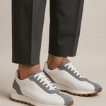 Calzatura Suede Runner Light Grey
