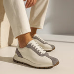 Calzatura Suede Runner Light Grey