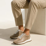 Calzatura Suede Runner Beige