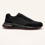 Giuliano Suede City Sneaker Black