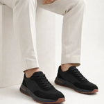 Giuliano Suede City Sneaker Black