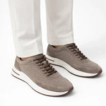 Giuliano Suede City Sneaker Beige