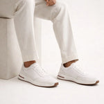 Giuliano Suede City Sneaker White